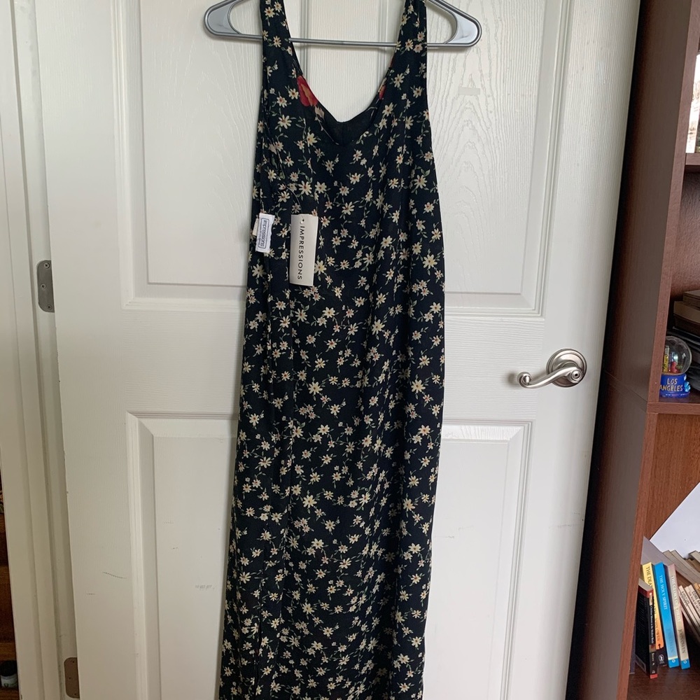 Long floral dress